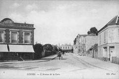 Gisors - Avenue de la Gare et Gare de l'Ouest