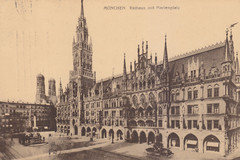 MÜNCHEN Rathaus mit Marienplatz