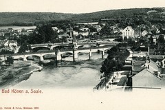 Bad Kösen. Saale und Brücken