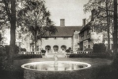 The garden side of Coe Hall Castle in Oyster Bay
