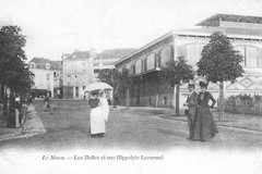 Le Mans - Les Halles et de la rue Hyppolyte Lhenoret