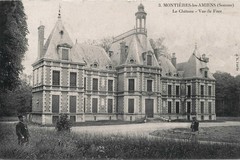 Montières-les-Amiens. Le Château. Vue de Face