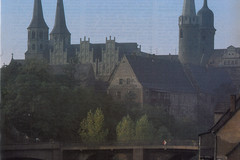 Merseburg on the Saale with the towers of the cathedral and the castle