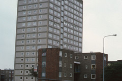 Salford. View of Albion Towers