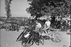 Cykelparkering ub Charlottenlund Strand