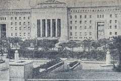 The building of the Faculty of Engineering of Alexandria University