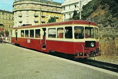 Autorail Billard en gare de Bastia