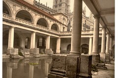 Roman Baths and Abbey. Bath