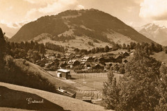 Gstaad. Tennis courts