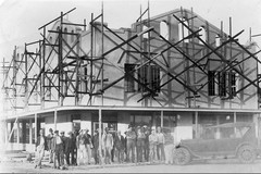 Reconstruction of the building at 5743 Main St