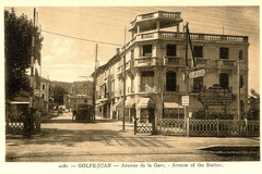 Golfe-Juan. Avenue de la Gare. Avenue of the Station