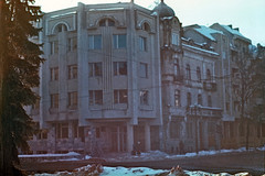 Івано-Франківськ. Вид на будинок по вулиці Гаркуші