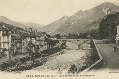 Sospel. - La Bévéra et la Promenade
