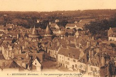 General view over Hennebont (Morbihan)