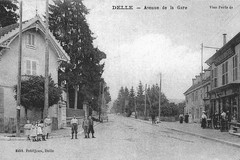 Delle - Avenue de la Gare et faubourg d'Alsace