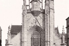 Guérande. Eglise Saint-Aubin - Façade ouest