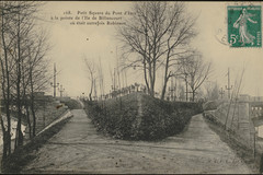 Petit Square du Pont d'Issy à la pointe de l'île de billancourt où était autrefois Robinson