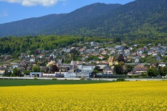 Le village de Bevaix (CH)