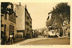 Le Cannet. Boulevard Carnot et Terminus
