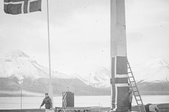 Krigsminnesmerket over de falne i Longyearbyen på Svalbard