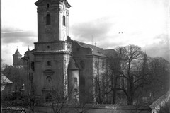 Kościół Krzyża w Lesznie przed rekonstrukcją hełmu
