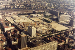 Lyon - Construction du Centre Commercial de la Part-Dieu