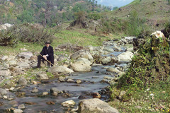 ორთაბათუმში. Skuritshali River - შენაკადის მდინარე Karolitshali