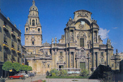 Fachada de la catedral de Murcia