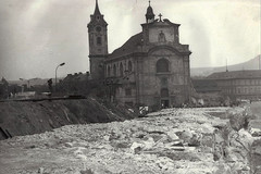Most, kostel sv. Vavřince a sv. Františka Serafinského, demolice kostela