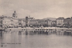 Como, Piazza Cavour dal lago