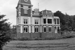 Landgoed Matanze in Terwolde. Overzicht landhuis rechter zijgevel