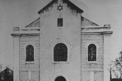 Slabce, synagoga, západní průčelí