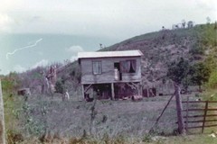 Stilt house along Western Highway near San Ignacio in Cayo District