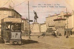 Statue La Fayette et Vieille Tour Panessac
