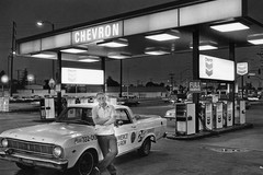 Downey Chevron station owner Bill Pasley means business