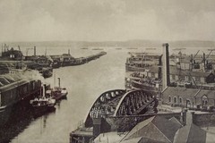 Victoria bridge and docks, Leith