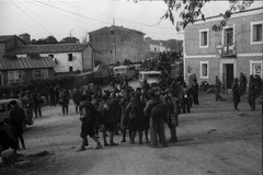Milicianos concentrados en Siétamo