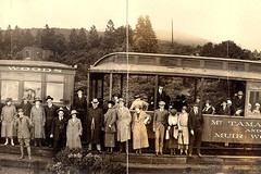 Mountain Train passengers at Mesa Station