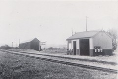 Capel Bangor station shelter and auxillary building