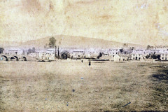 General view of Builth Wells in the 19th century