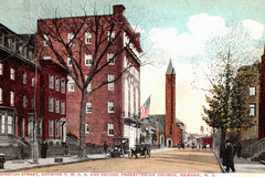 Newark. Washington Street, YWCA and Second Presbyterian Church