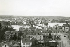 Vue aérienne du pont Saint-Christophe de Lorient