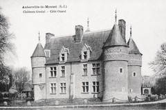 Auberville-la-Manuel. Château féodal - Côté ouest
