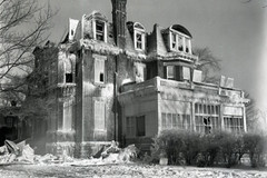 Soviet Embassy after the fire 1 January 1956