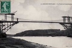 Le second pont de La Roche-Bernard en construction