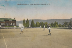 Tennis Period at Camp Kee-Wah-We for Boys, Wingdale, NY