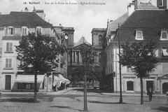Belfort. Rue de la Porte de France - Eglise Saint Christophe
