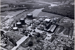 Vernier: usine à gaz vue aérienne