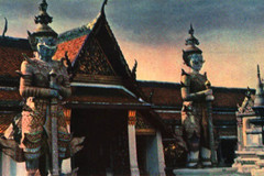 Terrible guards of the Temple of the Emerald Buddha
