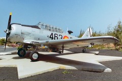 T-6D Texan Preservado a la entrada de la Base Aerea de Gando
